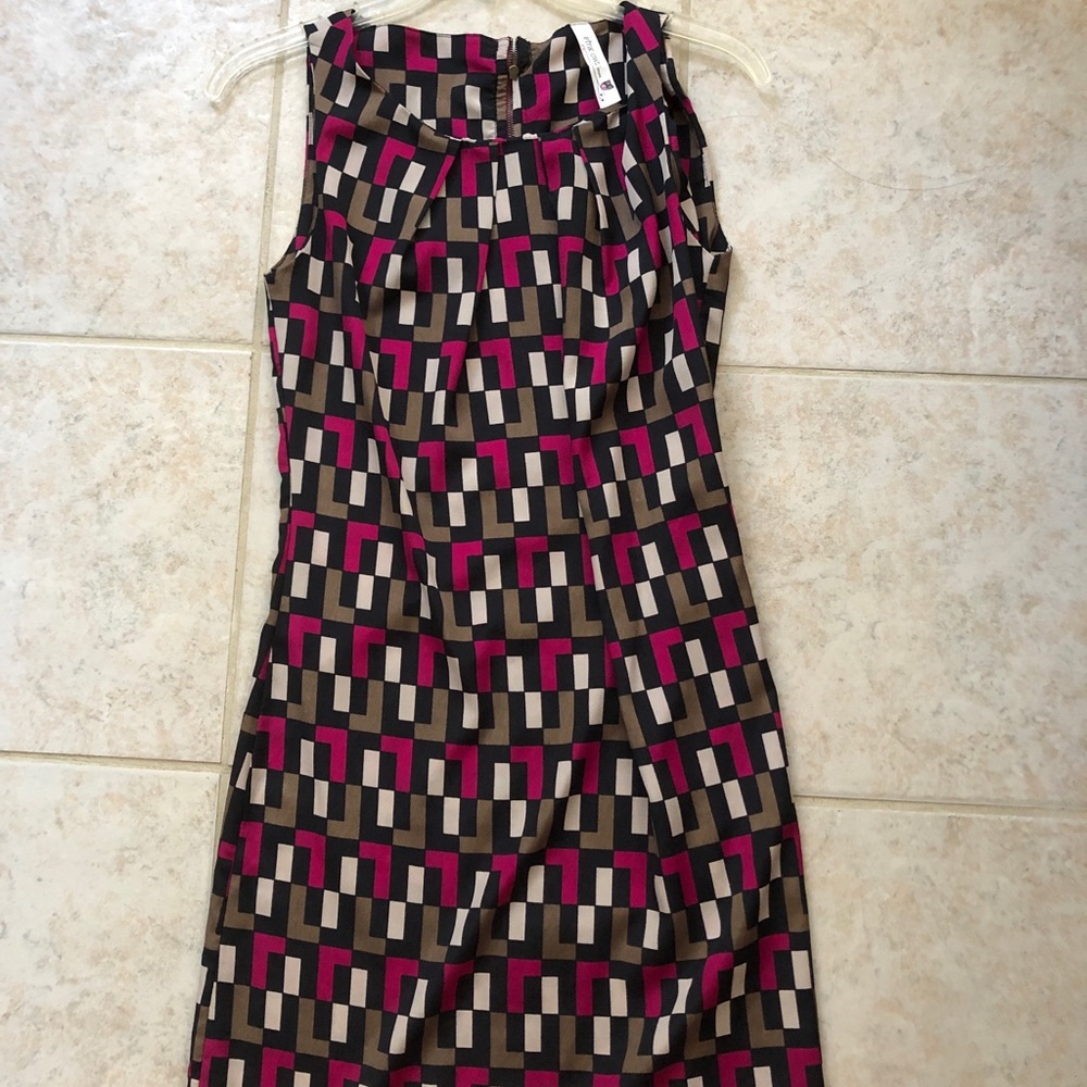 Geometric a A line dress